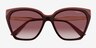Vogue Eyewear VO5521S Red Purple MetalSunglass Frames from EyeBuyDirect, Closed View