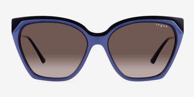 Vogue Eyewear VO5521S Purple Blue MetalSunglass Frames from EyeBuyDirect, Front View