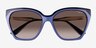 Vogue Eyewear VO5521S Purple Blue MetalSunglass Frames from EyeBuyDirect, Closed View