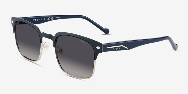Vogue Eyewear VO4194S Matte Navy MetalSunglass Frames from EyeBuyDirect, Angle View