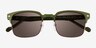 Vogue Eyewear VO4194S Matte Green MetalSunglass Frames from EyeBuyDirect, Closed View