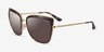 Vogue Eyewear VO4223S Shiny Tortoise Gold AcetateSunglass Frames from EyeBuyDirect, Angle View