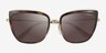 Vogue Eyewear VO4223S Shiny Tortoise Gold AcetateSunglass Frames from EyeBuyDirect, Closed View