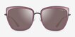 Vogue Eyewear VO4223S Clear Purple AcetateSunglass Frames from EyeBuyDirect, Front View