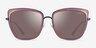 Vogue Eyewear VO4223S Clear Purple AcetateSunglass Frames from EyeBuyDirect, Front View