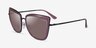 Vogue Eyewear VO4223S Clear Purple AcetateSunglass Frames from EyeBuyDirect, Angle View