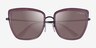 Vogue Eyewear VO4223S Clear Purple AcetateSunglass Frames from EyeBuyDirect, Closed View