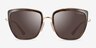 Vogue Eyewear VO4223S Tortoise Gold AcetateSunglass Frames from EyeBuyDirect, Front View