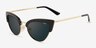 Vogue Eyewear VO5212S Black Gold PlasticSunglass Frames from EyeBuyDirect, Angle View