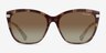 Ralph RA5267 Tortoise PlasticSunglass Frames from EyeBuyDirect, Front View