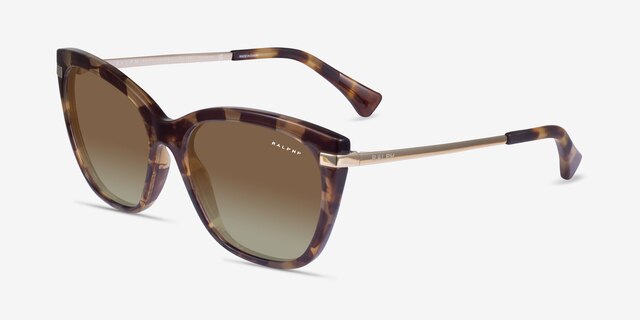 Ralph RA5267 Tortoise PlasticSunglass Frames from EyeBuyDirect, Angle View