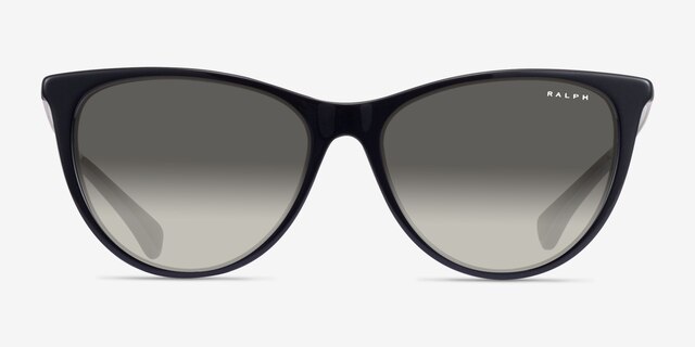Ralph RA5290 Shiny Black AcetateSunglass Frames from EyeBuyDirect, Front View