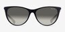 Ralph RA5290 Shiny Black AcetateSunglass Frames from EyeBuyDirect, Front View