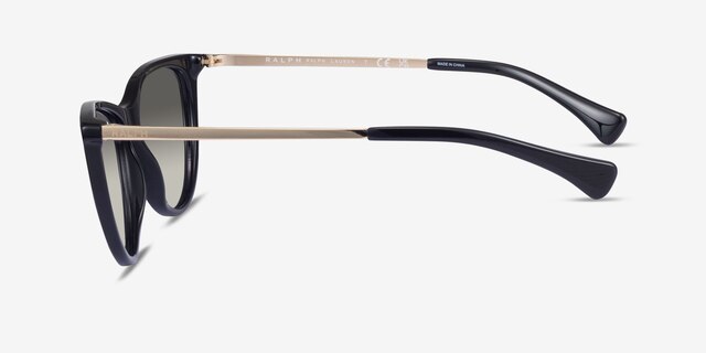 Ralph RA5290 Shiny Black AcetateSunglass Frames from EyeBuyDirect, Side View
