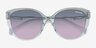 Coach HC8347BU C9199 Gradient Transparent Blue AcetateSunglass Frames from EyeBuyDirect, Closed View