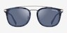 Coach HC8382 Cl913 Blue Tortoise AcetateSunglass Frames from EyeBuyDirect, Front View