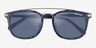 Coach HC8382 Cl913 Blue Tortoise AcetateSunglass Frames from EyeBuyDirect, Closed View
