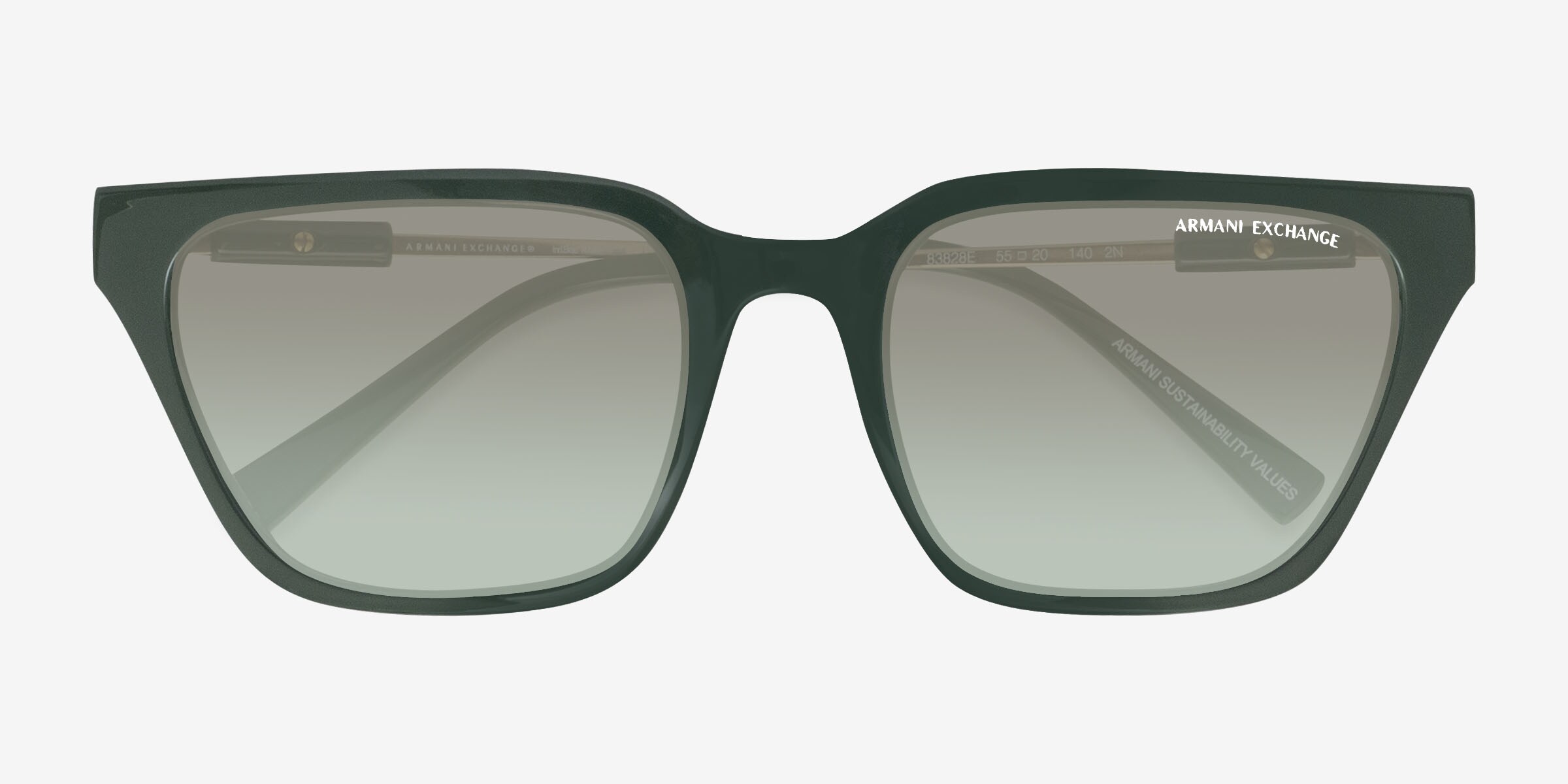 Armani Exchange AX4158S - Square Green Frame Prescription