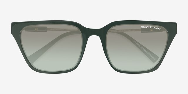 Armani Exchange AX4158S Green Eco-friendlySunglass Frames from EyeBuyDirect, Closed View