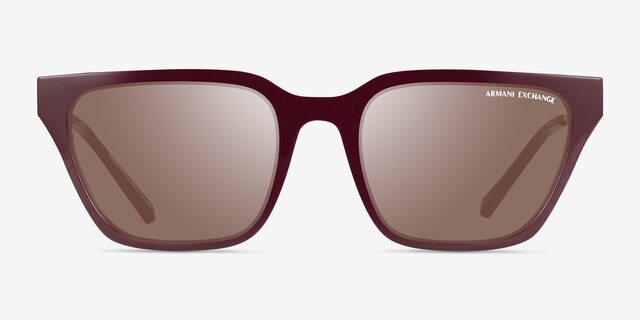 Armani Exchange AX4158S Burgundy Plastic-metalSunglass Frames from EyeBuyDirect, Front View