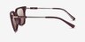Armani Exchange AX4158S Burgundy Plastic-metalSunglass Frames from EyeBuyDirect, Side View