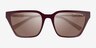 Armani Exchange AX4158S Burgundy Plastic-metalSunglass Frames from EyeBuyDirect, Closed View
