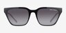 Armani Exchange AX4158S Black Eco-friendlySunglass Frames from EyeBuyDirect, Front View