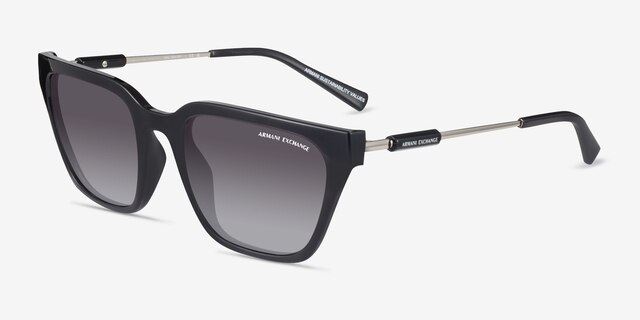 Armani Exchange AX4158S Black Eco-friendlySunglass Frames from EyeBuyDirect, Angle View