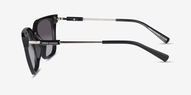 Armani Exchange AX4158S Black Eco-friendlySunglass Frames from EyeBuyDirect, Side View