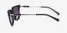 Armani Exchange AX4158S Black Eco-friendlySunglass Frames from EyeBuyDirect, Side View