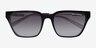 Armani Exchange AX4158S Black Eco-friendlySunglass Frames from EyeBuyDirect, Closed View