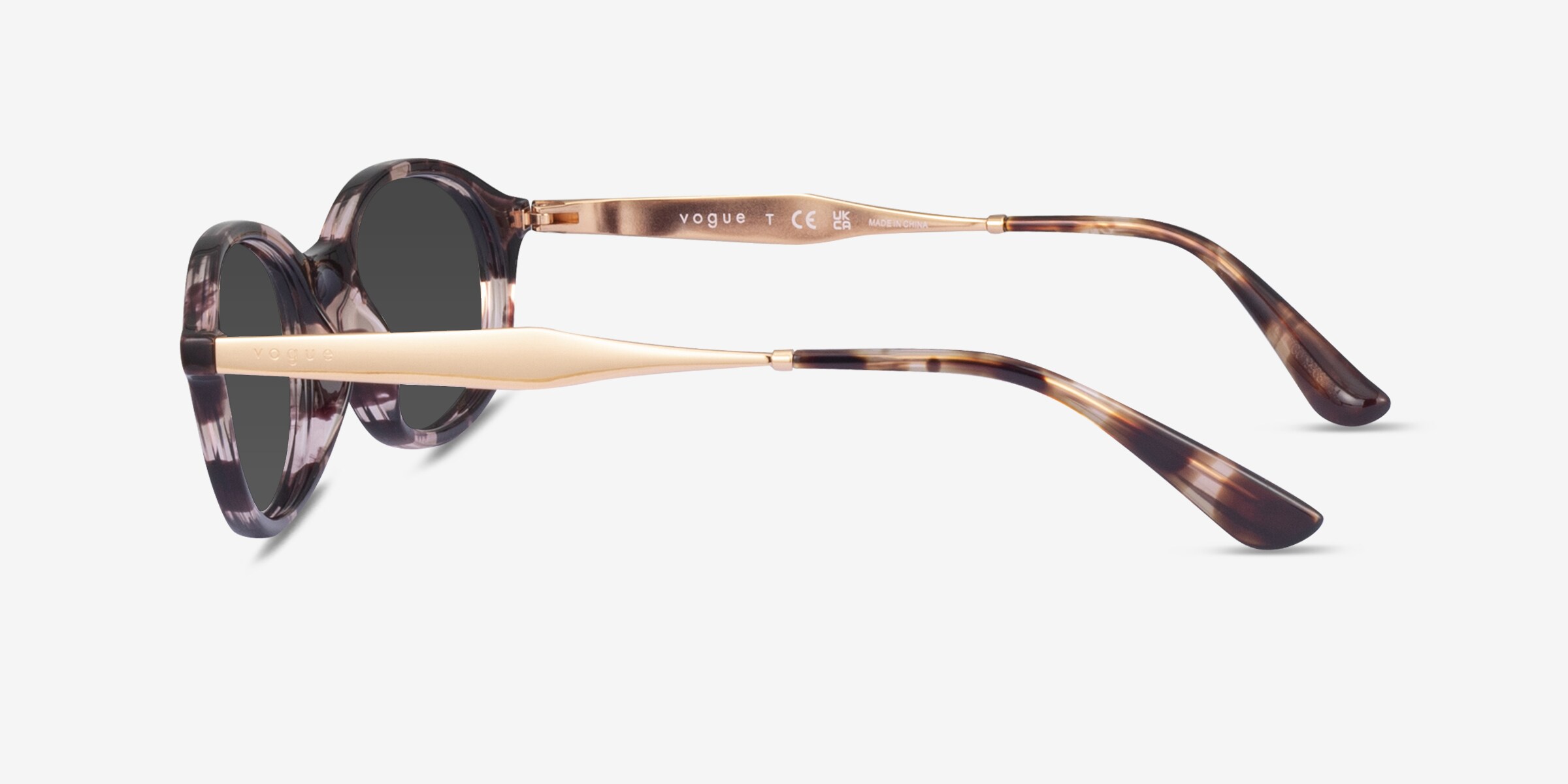 Vogue Eyewear VO5625S - Oval Tortoise Frame Sunglasses For  display picture 2
