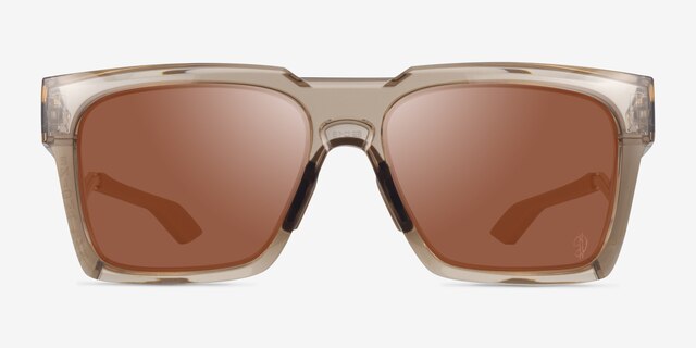 Oakley OO9485 Enigma Ink Transparent Warm Brown Eco-friendlySunglass Frames from EyeBuyDirect, Front View