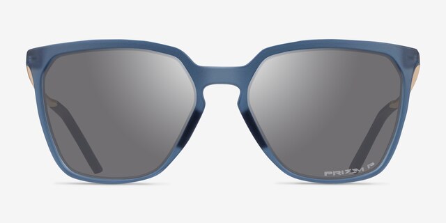 Oakley Sielo SQ Matte Transparent Abyss Plastic-metalSunglass Frames from EyeBuyDirect, Front View