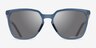 Oakley Sielo SQ Matte Transparent Abyss Plastic-metalSunglass Frames from EyeBuyDirect, Front View
