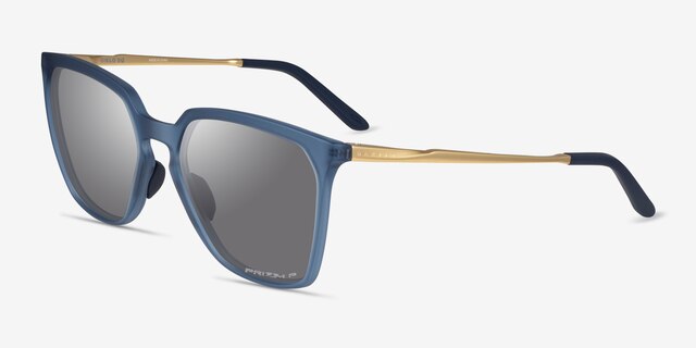 Oakley Sielo SQ Matte Transparent Abyss Plastic-metalSunglass Frames from EyeBuyDirect, Angle View