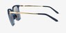 Oakley Sielo SQ Matte Transparent Abyss Plastic-metalSunglass Frames from EyeBuyDirect, Side View