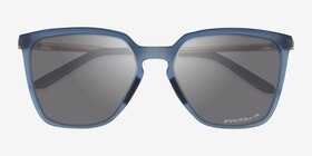 Oakley Sielo SQ Matte Transparent Abyss Plastic-metal Soleil de Lunette de vue d'EyeBuyDirect, Vue Rapprochée