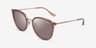 Coach HC7135 C7999 Light Gold Brown MetalSunglass Frames from EyeBuyDirect, Angle View