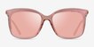 Michael Kors MK2079U Zermatt Pink Transparent MetalSunglass Frames from EyeBuyDirect, Front View