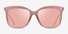 Michael Kors MK2079U Zermatt Pink Transparent MétalSoleil de Lunette de vue d'EyeBuyDirect, Vue de Face