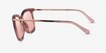 Michael Kors MK2079U Zermatt Pink Transparent MetalSunglass Frames from EyeBuyDirect, Side View