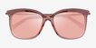Michael Kors MK2079U Zermatt Pink Transparent MetalSunglass Frames from EyeBuyDirect, Closed View