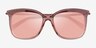 Michael Kors MK2079U Zermatt Pink Transparent MétalSoleil de Lunette de vue d'EyeBuyDirect, Vue Rapprochée