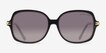 Michael Kors MK2024 Adrianna Ii Black Acetate, MetalSunglass Frames from EyeBuyDirect, Front View
