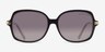 Michael Kors MK2024 Adrianna Ii Noir Acetate-metalSoleil de Lunette de vue d'EyeBuyDirect, Vue de Face