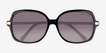 Michael Kors MK2024 Adrianna Ii Black Acetate, MetalSunglass Frames from EyeBuyDirect, Closed View