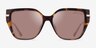 Michael Kors MK2231U St.Barths Écaille Noire Plastic-metalSoleil de Lunette de vue d'EyeBuyDirect, Vue de Face