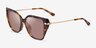 Michael Kors MK2231U St.Barths Écaille Noire Plastic-metalSoleil de Lunette de vue d'EyeBuyDirect, Vue d'Angle