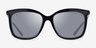 Michael Kors MK2079U Zermatt Noir MétalSoleil de Lunette de vue d'EyeBuyDirect, Vue de Face